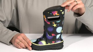 Bogs Kids Rain Boots Dreamcore Space ToddlerLittle KidBig Kid SKU 9926825 [upl. by Meilen324]