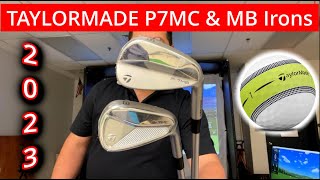 2023 TAYLORMADE P7MC amp P7MB Irons On Course Testing Am I good enough for these beast irons [upl. by Niram503]