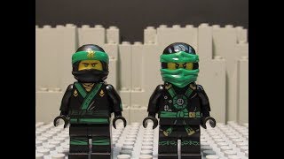 LEGO Ninjago Movie Lloyd VS Ninjago Original Lloyd Minifigure Comparision [upl. by Rednasxela]