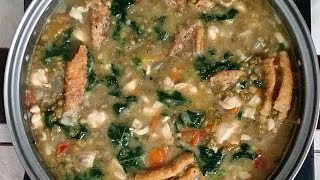 Ginisang Monggo  Sauteed Mung Beans [upl. by Bromleigh980]