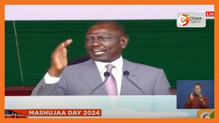 President William Ruto’s 2024 Mashujaa Day celebrations speech at Kwale Stadium in Kwale [upl. by Jopa]