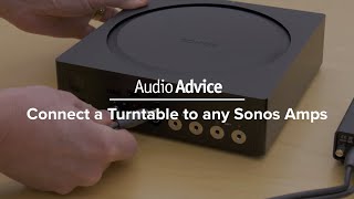 How to connect a turntable to a Sonos Amp Sonos Connect and Sonos Play 5 [upl. by Arinayed709]