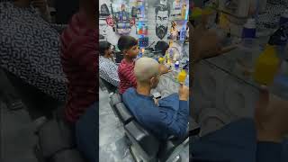 Little barber Dry Skin Headshave 😱💈 [upl. by Oirrad20]