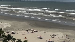 TEMPO VIROU EM PRAIA GRANDE COM FORTES RAJADAS DE VENTOS [upl. by Zack]