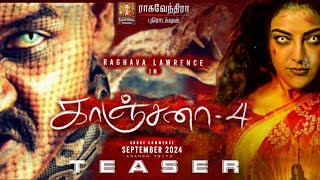 Kanchana 4  Official Teaser  Raghava Lawrence  Kajal Agarwal  Aranmanai 4  Release Date Horror [upl. by Ira]