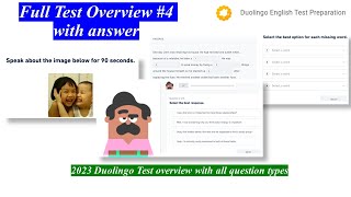 Full Test overview 4  Duolingo English Test [upl. by Ainevuol236]