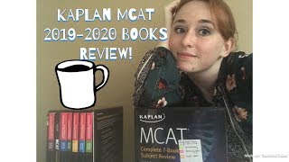 REVIEW of the Kaplan 20192020 MCAT Books [upl. by Enirahtac486]