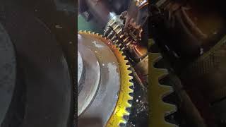 helical gear cutting [upl. by Leibrag]