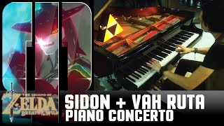 Sidons Theme  Vah Ruta Piano Cover Concerto Zelda Breath of the Wildゼルダの伝説 Melody Geeks [upl. by Koffler990]