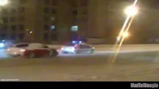 evo drifting circles around helpeless cop [upl. by Neidhardt]