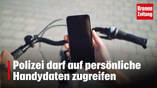 Neues EuGHUrteil Polizei darf auf persönliche Handydaten zugreifen  kronetv NEWS [upl. by Evers129]