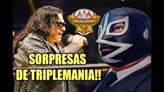 Resultados de Triplemania Regia Rayo de Jalisco en AAA  El Regresó de Cibernético [upl. by Ricarda]