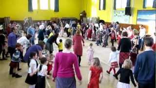 CeilidhKids families dancing Circassian Circle [upl. by Leipzig336]