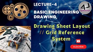 Drawing Sheet Layout  Grid Reference System [upl. by Meggie]