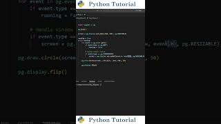 Creating Resizable Pygame Windows  Python Tutorial [upl. by Murtagh]