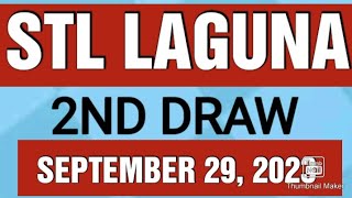 STL LAGUNA RESULT TODAY 2ND DRAW SEPTEMBER 29 2023 4PM [upl. by Namyaw586]