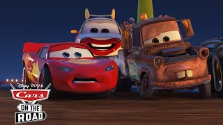 Best of Lightning McQueens Bravest Moments  Cars on the Road  Pixar Cars [upl. by Olathe]