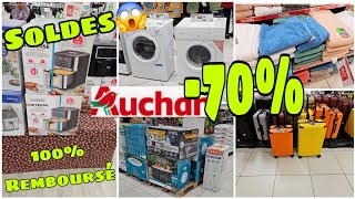 AUCHAN😱😱🔥SOLDES 100 REMBOURSÉ JUSQUÀ70 SOLDES2024 [upl. by Vinita]