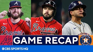 Braves vs Astros World Series Game 3 Recap  CBS Sports HQ [upl. by Nnahoj]