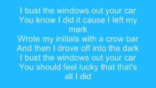 Jazmine Sullivan  Ill Bust Your Windows Out Your Car Lyrics [upl. by Gery61]