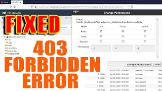 How to Fix The 403 Forbidden Error Step by Step ☑️ [upl. by Neivad]