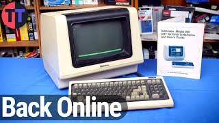 1980 Terminal with Linux  TeleVideo 950 [upl. by Gefen]