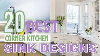 20 Best Corner Kitchen Sink Designs [upl. by Nibuz]