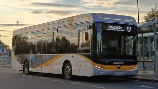 Go North East Yutong E12 5805 Leaves Heworth Interchange On The 57 [upl. by Seek]