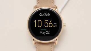 How To Set Up Your Fossil Q Touchscreen Smartwatch  iPhone [upl. by Chadd]