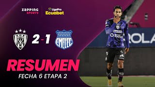 Independiente Del Valle 2  1 CS Emelec  Resumen Fecha 6  2da Etapa  LigaPro Ecuabet [upl. by Kyla]