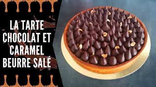 La Tarte Chocolat Noisette et Caramel Beurre Salé [upl. by Fadas]