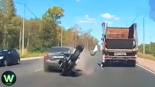 200 Shocking Road Moments Of Idiots Got Instant Karma Seconds From Disaster [upl. by Neirbo]