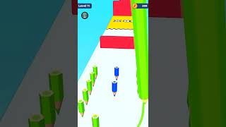 Colour Pencile Run Gameplay Android Part 2  shorts games trending funny gaming mobilegame [upl. by Nosak]