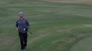 Speed Golf With Q 4 Holes in 10 Minutes Before Dark [upl. by Stedt107]