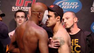 Silva vs Belfort  The Staredown [upl. by Hctub]