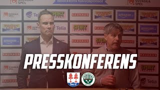 Presskonferens Timrå IK  Frölunda HC [upl. by Amiarom]