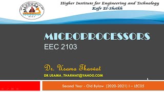 Microprocessor Lec 05 Introduction to 80868088 Microprocessor [upl. by Gardner]