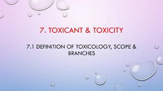 Lec31 Environmental biology amp toxicology [upl. by Ahsatan]