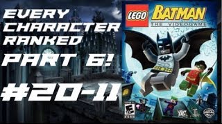 LEGO Batman The Videogame  Every Character Ranked PART 6 [upl. by Nizam]