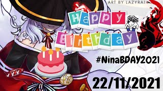 NinaBDAY2021  ITS MY BIRTHDAY「 NIJISANJI EN  Nina Kosaka 」 [upl. by Forrer21]