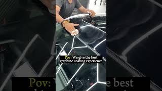 Applying Graphene Coating at AutoCatalyst cars cardetailing graphenecoating ceramiccoating ppf [upl. by Iddo]