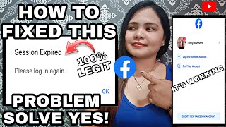 HOW TO FIXED SESSION EXPIRED ON FACEBOOK ACCOUNT l PROBLM SOLVE l TAGALOG l 2021 [upl. by Pomfrey]