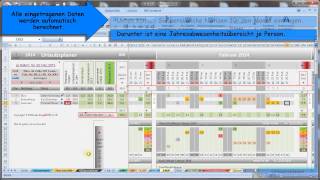 Excel Jahreskalender vollversion gratis von AmigOOhrTime [upl. by Quiteri]