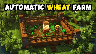 This Automatic Wheat Farm couldnt be more easier  Minecraft 121 [upl. by Daven]