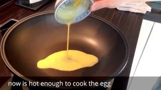 How To Make A Perfect Egg Wrapper With Simple Trick [upl. by Oesile]