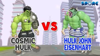 Cosmic Hulk vs Hulk John Eisenhart  Hulk Face Off S1E3  SPORE [upl. by Everard]