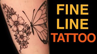 Fineline Tattoo  Timelapse [upl. by Seka]