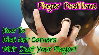 Bowling Finger Positions 1 Minute Tip  Knock Out The Corner Pins [upl. by Bach933]