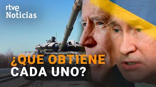 CRISIS UCRANIA ¿Qué GANAN y qué PIERDEN RUSIA y EEUU si ESTALLA el conflicto  RTVE Noticias [upl. by Tersina]