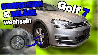 Golf 7 Bremsen vorne wechseln  Schritt für Schritt Anleitung [upl. by Junieta]